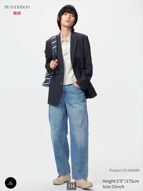 Uniqlo x JW Anderson baggy jeans — size 28 x 31